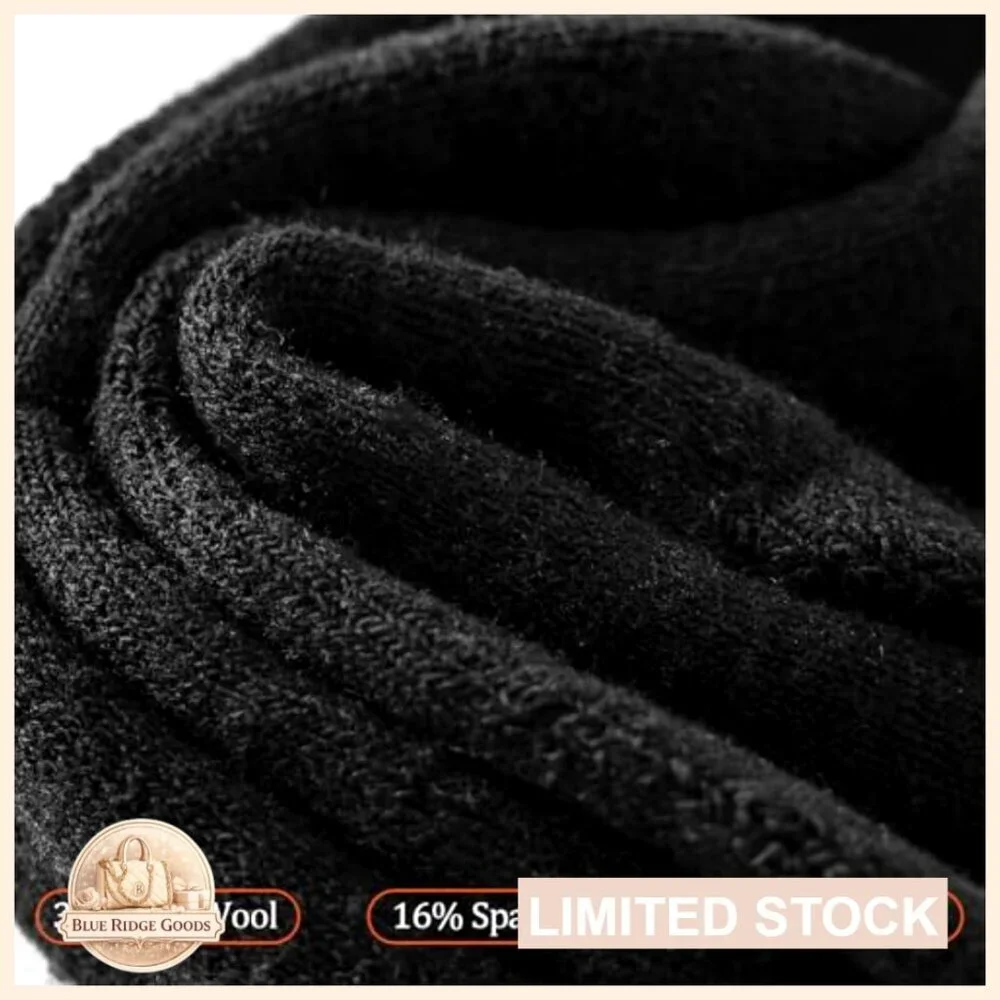 Wool Blend Thermal Socks Ultra-Warm Breathable Crew Boot Cozy Winter Wear